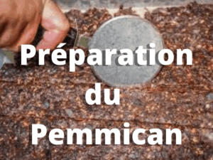 Préparation du Pemmican