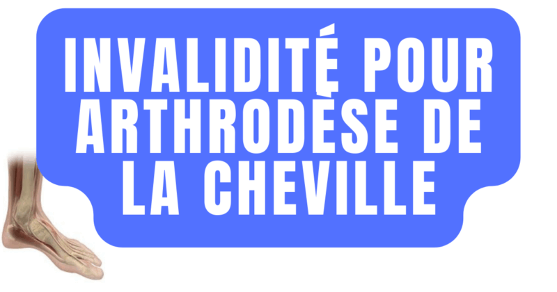 Quel taux pour une arthrodèse de la cheville ?