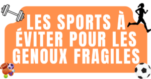 Les sports à éviter pour les genoux fragiles