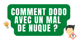 dormir avec un mal de cou