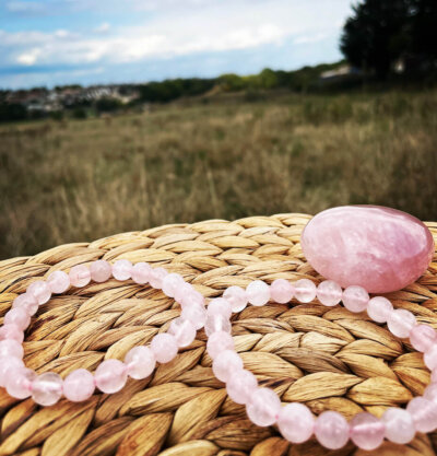 Bracelet quartz rose
