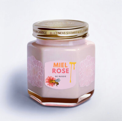 Miel rose de Russie